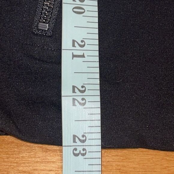 Eileen‎ Fisher Womens Asymmetrical Zip Jersey Knit Biker Moto Jacket Black Large - Picture 9 of 9